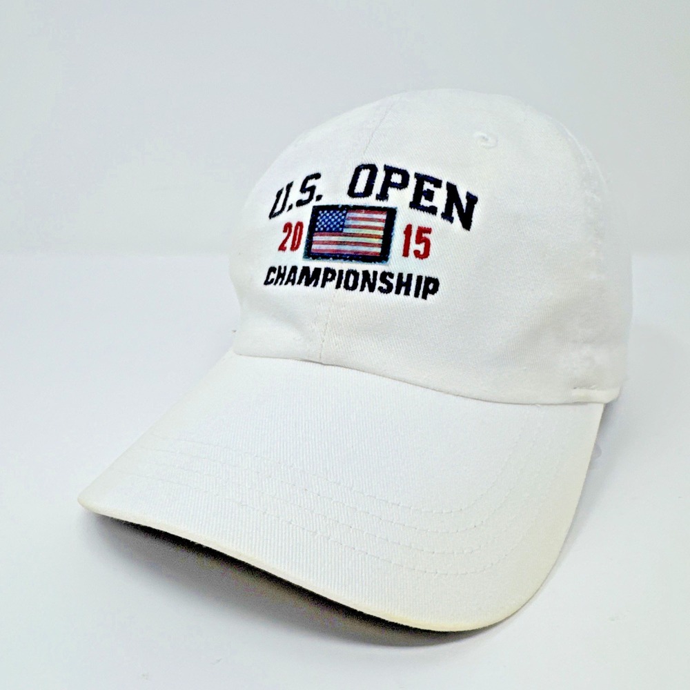 US Open Hat Chambers Bay Adjustable Strap Golf Cap White USGA 2015
